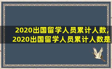 2020出国留学人员累计人数,2020出国留学人员累计人数是多少