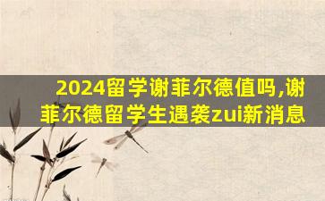 2024留学谢菲尔德值吗,谢菲尔德留学生遇袭zui
新消息