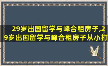 29岁出国留学与峰合租房子,29岁出国留学与峰合租房子从小打大我都是乖乖女