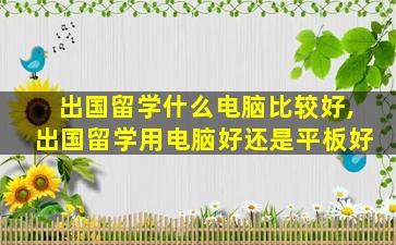 出国留学什么电脑比较好,出国留学用电脑好还是平板好