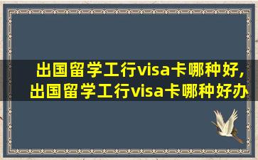 出国留学工行visa卡哪种好,出国留学工行visa卡哪种好办