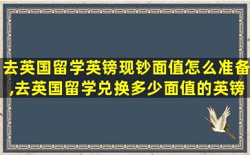 去英国留学英镑现钞面值怎么准备,去英国留学兑换多少面值的英镑日常用