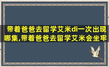 带着爸爸去留学艾米di一
次出现哪集,带着爸爸去留学艾米会坐牢吗第几集