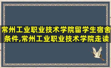 常州工业职业技术学院留学生宿舍条件,常州工业职业技术学院走读