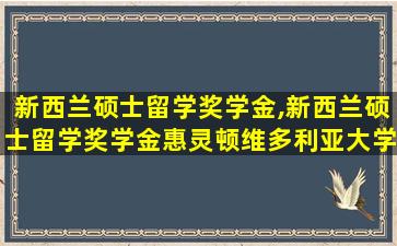 新西兰硕士留学奖学金,新西兰硕士留学奖学金惠灵顿维多利亚大学会计硕士