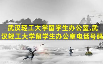 武汉轻工大学留学生办公室,武汉轻工大学留学生办公室电话号码