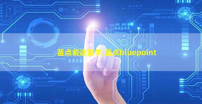 蓝点前途留学,蓝点bluepoint