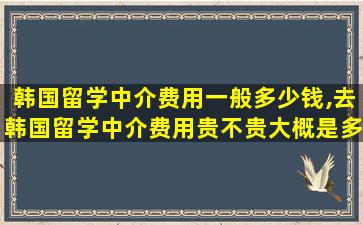 韩国留学中介费用一般多少钱,去韩国留学中介费用贵不贵大概是多少